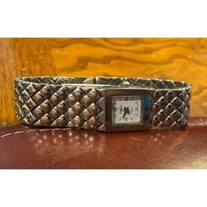 Women's 18mm Silver Tone Polini Watc, Bracelet Band, Hidden Clasp